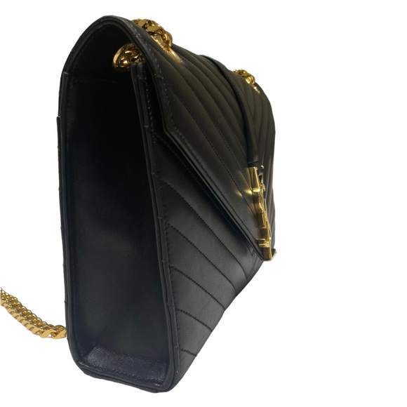 YSL Monogram Matelassé Envelope Chain Bag, Medium.  - Picture 5 of 11